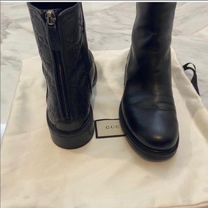 Gucci black short boots